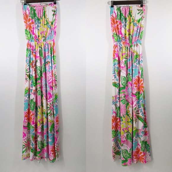 Lilly Pulitzer for Target Dresses & Skirts - Lilly Pulitzer for Target Strapless Maxi Dress, S
